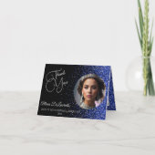 グリッター王室のグリッツページェントサンキューカード サンキューカード (正面)