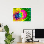 グリッター球フラクタル ポスター (ホームオフィス)