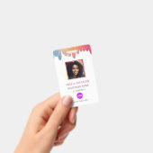 グリッター登録モダンナース写真 バッジ (Handheld)