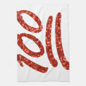 グリッター百絵文字 キッチンタオル (縦)