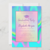 グリッター目盛りキャップによるホログラフィック目盛り 招待状 (正面)