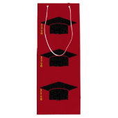 グリッター目盛キャップ ワインギフトバッグ (裏面)