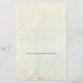 グリッター砂理容サービス価格表表フライヤー チラシ (裏面)