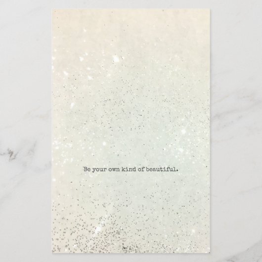 グリッター砂理容サービス価格表表フライヤー チラシ (裏面)