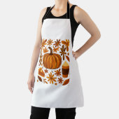 グリッター秋フローラパンプキンサンクスギビング エプロン (インサイチュ)