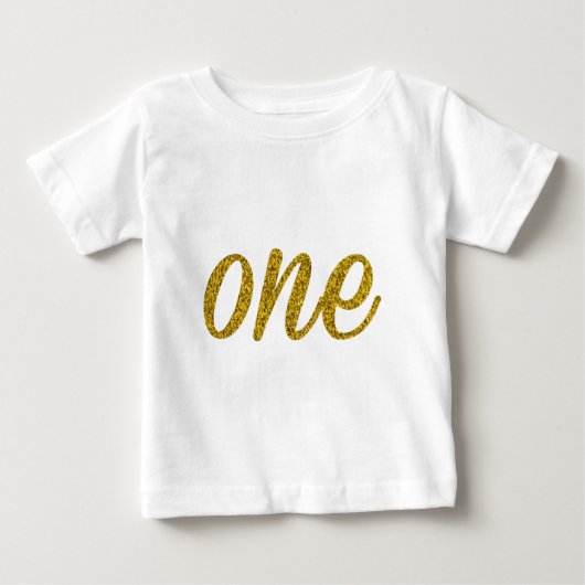 グリッター第1 (1) ベビーTシャツ (正面)