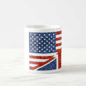 グリッター米国uk コーヒーマグカップ (中央)