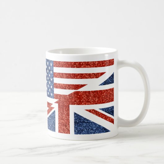 グリッター米国uk コーヒーマグカップ (右)