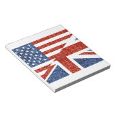グリッター米国uk ノートパッド (アングル)