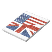 グリッター米国uk ノートパッド (回転)