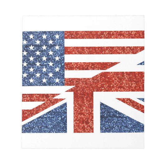 グリッター米国uk ノートパッド (正面)