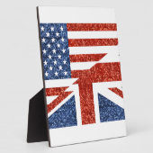 グリッター米国uk フォトプラーク (側面)