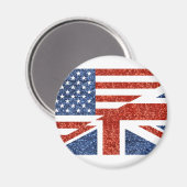 グリッター米国uk マグネット (正面/裏面)
