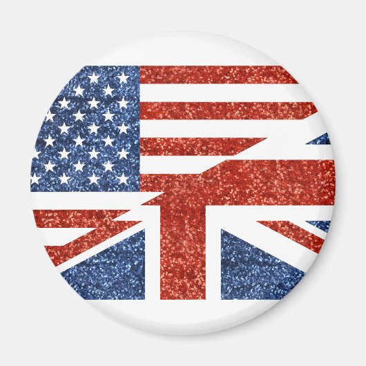 グリッター米国uk マグネット (正面)