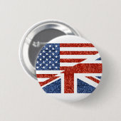 グリッター米国uk 缶バッジ (正面&裏面)