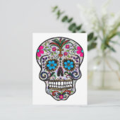 グリッター糖スカル ポストカード (スタンド正面)