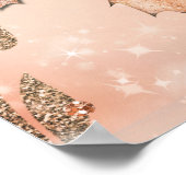 グリッター紅葉ウィンターゴールデンオータムパーティー ポスター (角)