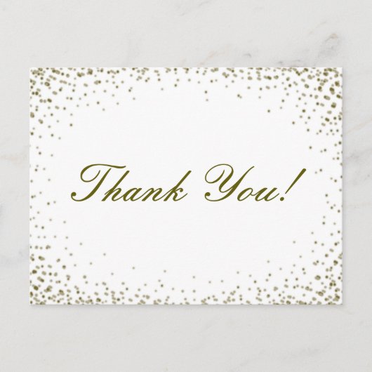 グリッター紙吹雪有償はがき ポストカード (正面)