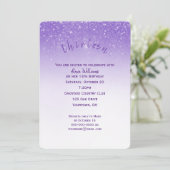 グリッター紙吹雪13th誕生日パーティー 招待状 (スタンド正面)