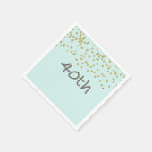 グリッター紙吹雪40日 スタンダードカクテルナプキン (角)