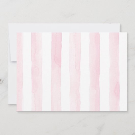 グリッター絵を描とシャワーの招待 招待状 (裏面)