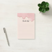 グリッター絵を描のDrip To DoリストのPost-It Notes ポストイット (オフィス)