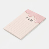 グリッター絵を描のDrip To DoリストのPost-It Notes ポストイット (アングル)