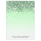グリッター緑 クリップボード (裏面)