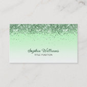グリッター緑 名刺 (正面)