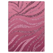 グリッター縞模様クリップボード クリップボード (裏面)