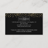 グリッター美しいエレガントサロン次 予約カード (裏面)