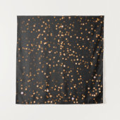 グリッター背景金ゴールドテクスチャ タペストリー (正面(横))