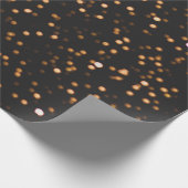 グリッター背景金ゴールドテクスチャ ラッピングペーパー (角)