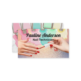 グリッター背景 | マニキュア爪、 ネイルポーランド液 ロイヤリティカード