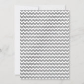 グリッター航海のいかりベイビーシャワーの侵入 招待状 (裏面)