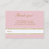 グリッター航海のベビーウィングウェルラッフルカード エンクロージャーカード (裏面)