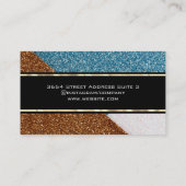 グリッター色ブロック 名刺 (裏面)