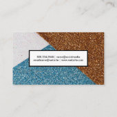 グリッター色ブロック 名刺 (裏面)