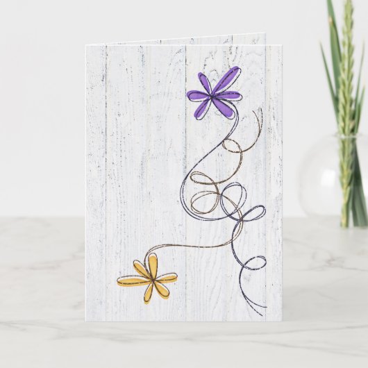 グリッター花すぐカードを取得 カード (正面)