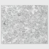 グリッター花嫁マーブルグレーシルバーストーンアブソバ ラッピングペーパー (フラット)