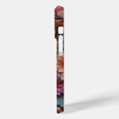 グリッター花iPhoneケース Case-Mate iPhoneケース (裏面 / 左)