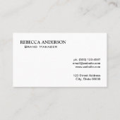 グリッター虹の背景 名刺 (裏面)