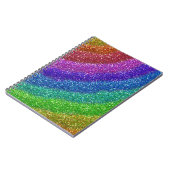 グリッター虹 ノートブック (左側)
