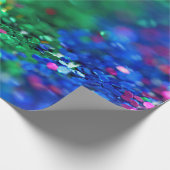 グリッター虹 ラッピングペーパー (角)