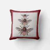 グリッター蜂の飛行 クッション (裏面)