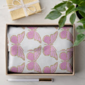 グリッター蝶シリーズデザイン10 薄葉紙 (ギフト)