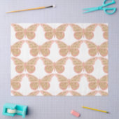 グリッター蝶シリーズデザイン1 薄葉紙 (クラフト)