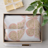 グリッター蝶シリーズデザイン1 薄葉紙 (ギフト)