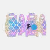 グリッター誕生日お洒落ユニコーンカスタム フェイバーボックス (折り畳みなし)