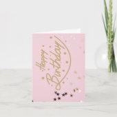 グリッター誕生日カード カード (正面)